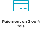 Paiement en 3 ou 4 fois